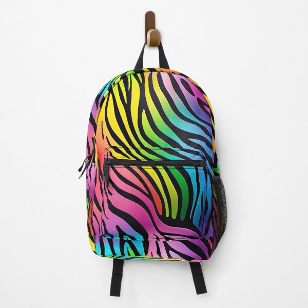 Item preview, Abstract Rainbow Zebra Skin Pattern designed and sold by TheArtOfPat.