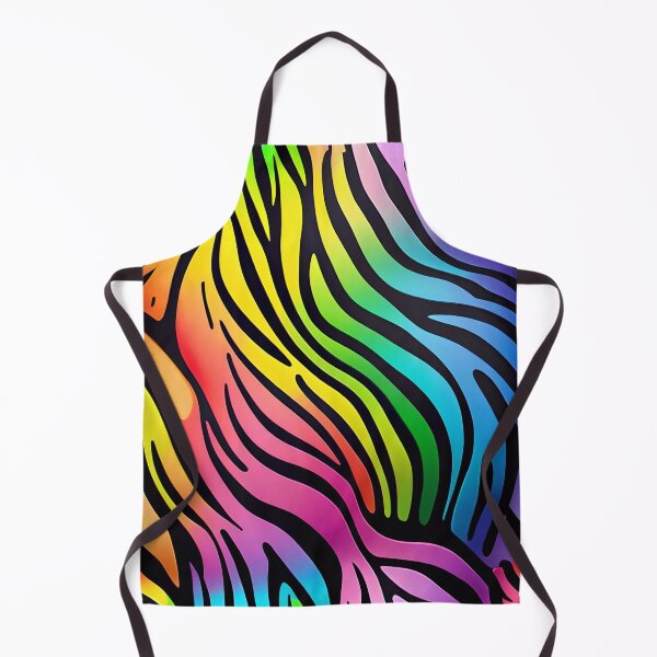 Item preview, Abstract Rainbow Zebra Skin Pattern designed and sold by TheArtOfPat.