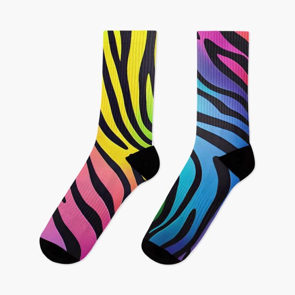 Item preview, Abstract Rainbow Zebra Skin Pattern designed and sold by TheArtOfPat.