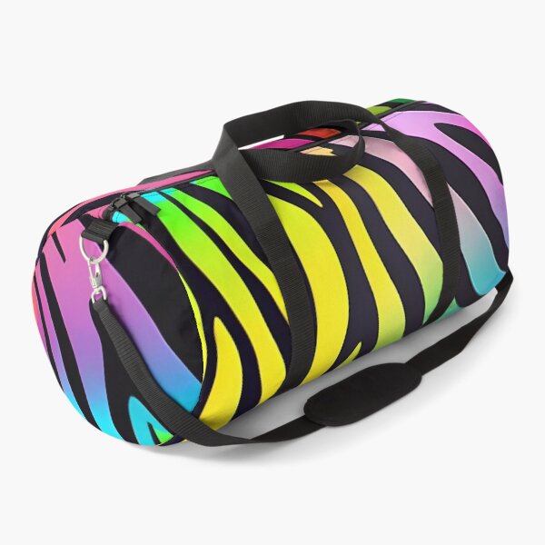 Item preview, Abstract Rainbow Zebra Skin Pattern designed and sold by TheArtOfPat.
