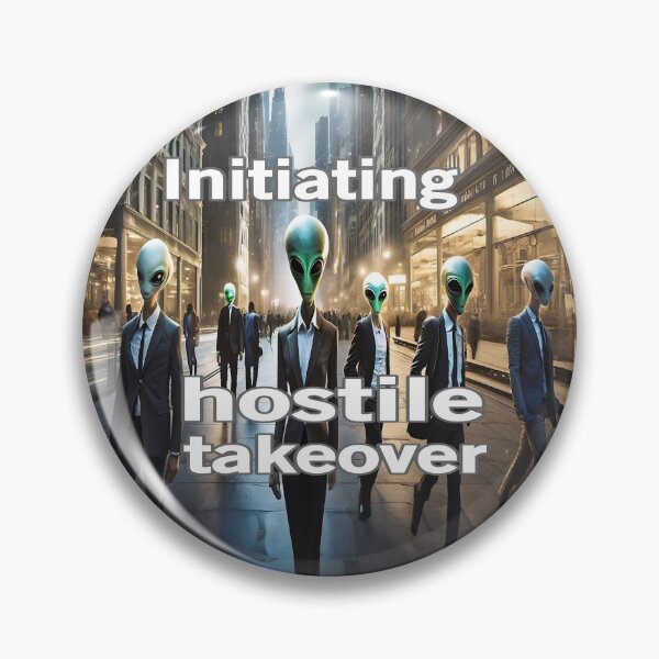 Item preview, Initiating Hostile Takeover designed and sold by Surreallytee.