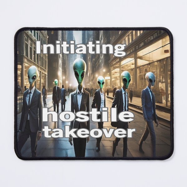 Item preview, Initiating Hostile Takeover designed and sold by Surreallytee.