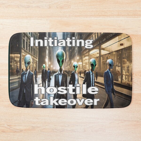 Item preview, Initiating Hostile Takeover designed and sold by Surreallytee.
