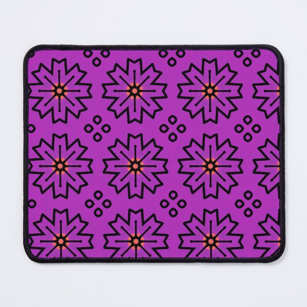 Item preview, Purple and Black Flower Pattern designed and sold by BtheLight.
