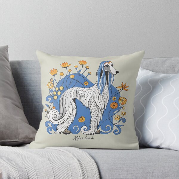 Item preview, A handsome Afghan hound designed and sold by Mustela erminea.