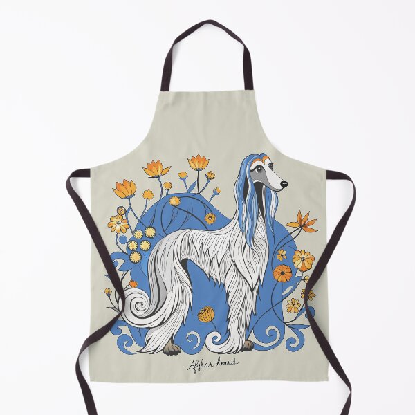 Item preview, A handsome Afghan hound designed and sold by Mustela erminea.