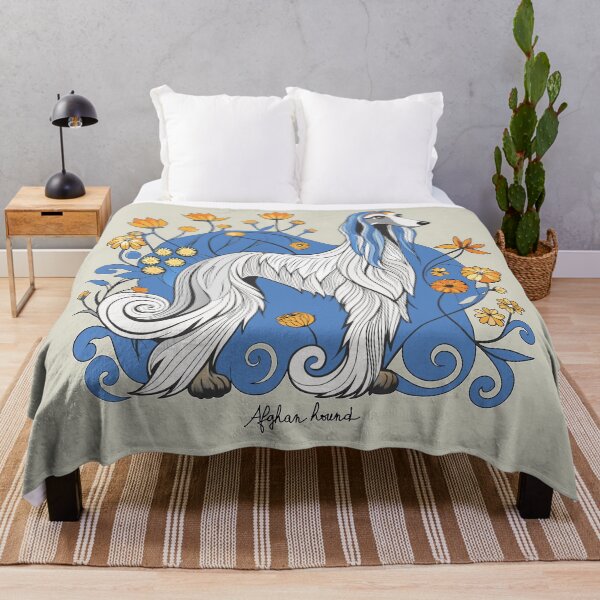 Item preview, A handsome Afghan hound designed and sold by Mustela erminea.