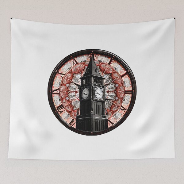 Item preview, A Blood splattered clocktower designed and sold by creative-cub.