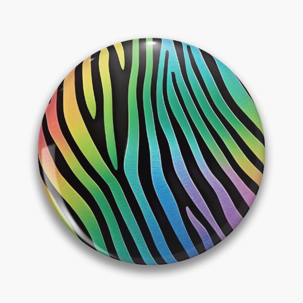 Item preview, Abstract Rainbow Zebra Skin Pattern designed and sold by TheArtOfPat.