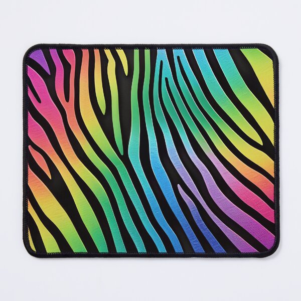 Item preview, Abstract Rainbow Zebra Skin Pattern designed and sold by TheArtOfPat.