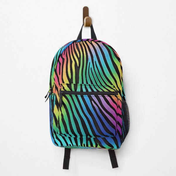 Item preview, Abstract Rainbow Zebra Skin Pattern designed and sold by TheArtOfPat.