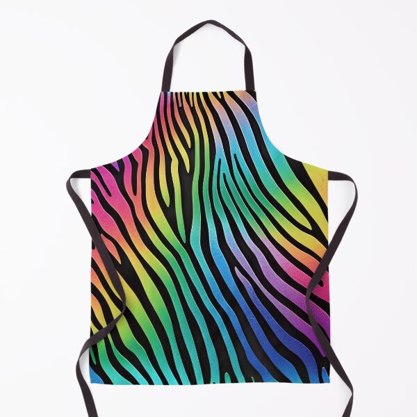 Item preview, Abstract Rainbow Zebra Skin Pattern designed and sold by TheArtOfPat.