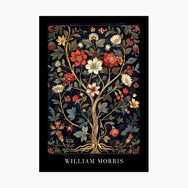 Aperçu de l'œuvre William Morris affiche murale impression artistique créée et vendue par ArtHouseNiklas.