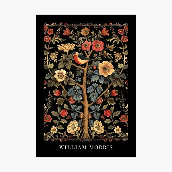 Aperçu de l'œuvre William Morris affiche murale impression artistique créée et vendue par ArtHouseNiklas.