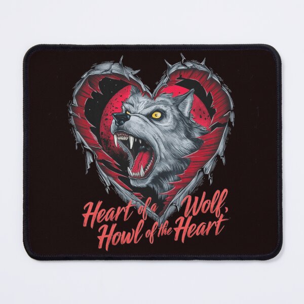 Item preview, Heart of a Wolf, Howl of the Heart. designed and sold by HOMEDESIGNPRINT.