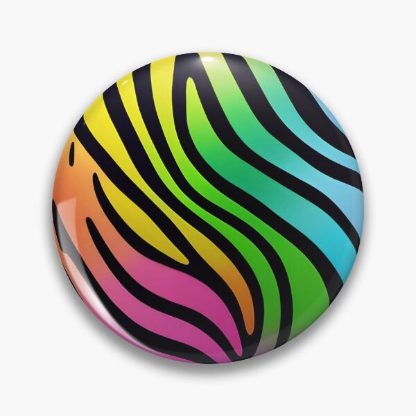 Item preview, Abstract Rainbow Zebra Skin Pattern designed and sold by TheArtOfPat.