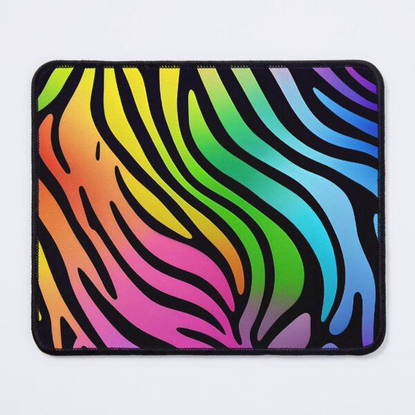 Item preview, Abstract Rainbow Zebra Skin Pattern designed and sold by TheArtOfPat.