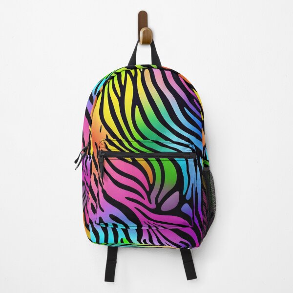 Item preview, Abstract Rainbow Zebra Skin Pattern designed and sold by TheArtOfPat.