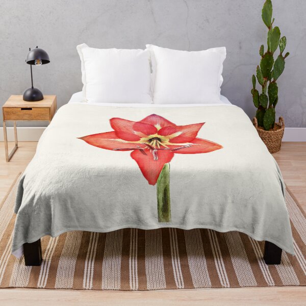 Item preview, Red Amaryllis Flower 2 designed and sold by Pretty-Bird.