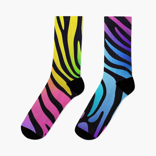 Item preview, Abstract Rainbow Zebra Skin Pattern designed and sold by TheArtOfPat.
