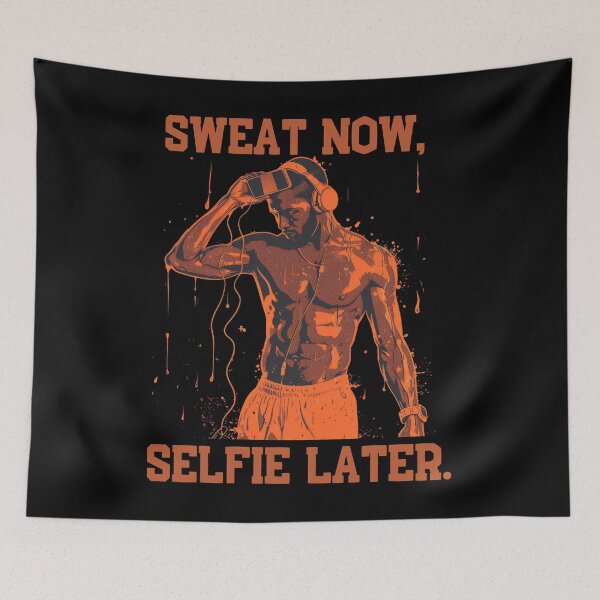Item preview, GYM - Sweat Now, Selfie Later. designed and sold by Marcin Kulka.