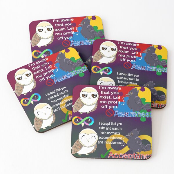 Item preview, Acceptance over Awareness designed and sold by A-Owltistic.