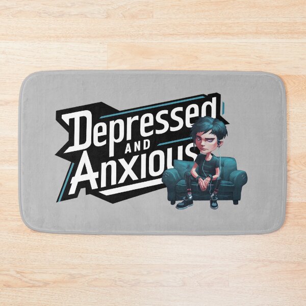 Item preview, Embracing Depression and Anxiety: Mental Health Awareness Graphic designed and sold by MillennialVibe.