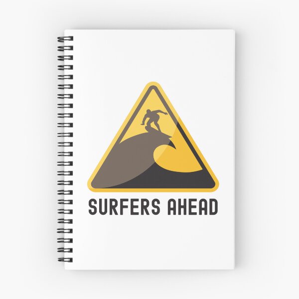 Item preview, WARNING! Surfers Ahead! designed and sold by BlackOwlCreate.