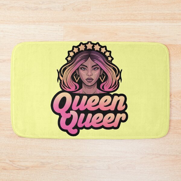 Item preview, Queen Queer: Empowering LGBTQ+ Drag Queen Graphic designed and sold by MillennialVibe.