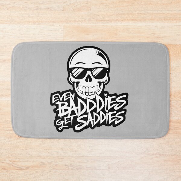Item preview, Even Baddies Get Saddies: Skull with Sunglasses Graphic designed and sold by MillennialVibe.