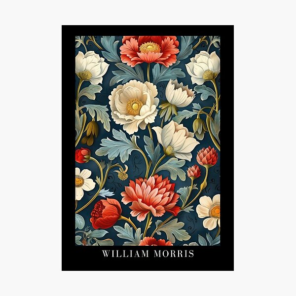 Aperçu de l'œuvre William Morris affiche murale impression artistique créée et vendue par ArtHouseNiklas.