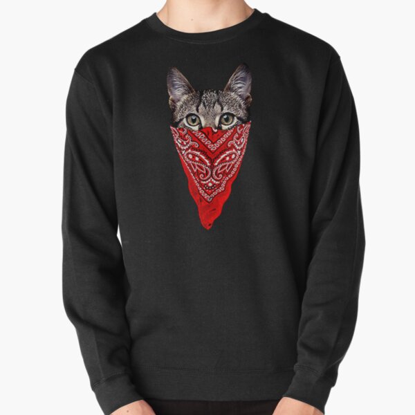 GANGSTER CAT Pullover Sweatshirt