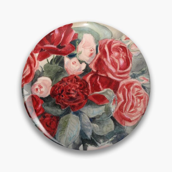 Item preview, Still life - Glass vase with roses | Gerda Wegener designed and sold by LaMadeleine.