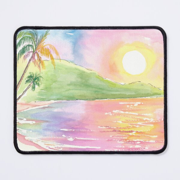 Item preview, Perfect Caribbean Beach Sunset Scene in Tortola British Virgin Islands designed and sold by artshop77.