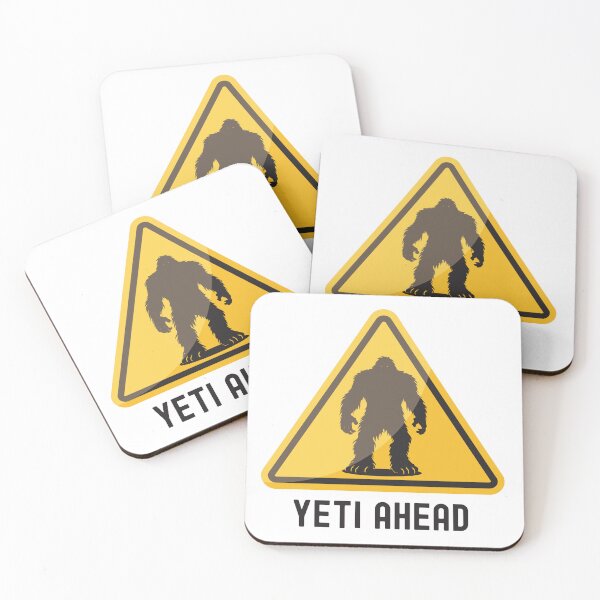 Item preview, WARNING! Yeti Ahead! designed and sold by BlackOwlCreate.