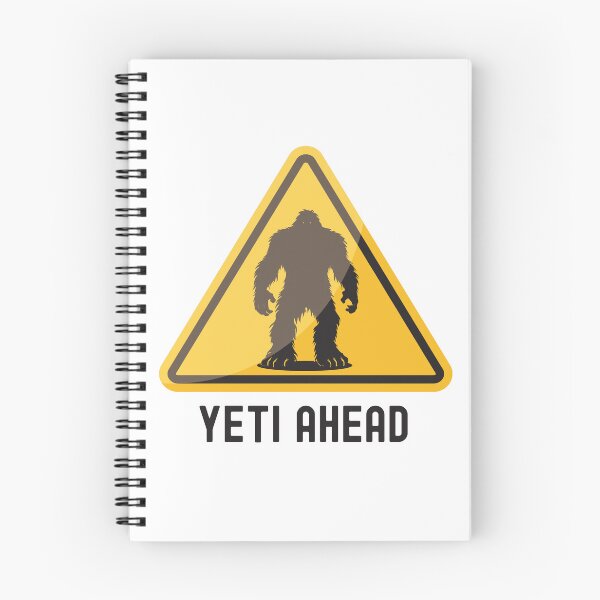 Item preview, WARNING! Yeti Ahead! designed and sold by BlackOwlCreate.