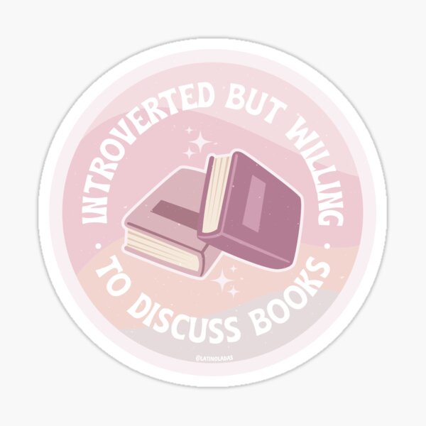Artikel-Vorschau von Introvertiert, aber bereit, über Bücher zu diskutieren / Ästhetische, bücherhafte Pastellrosarose für Kindle-Girlie-Leser, designt und verkauft von Latinoladas.