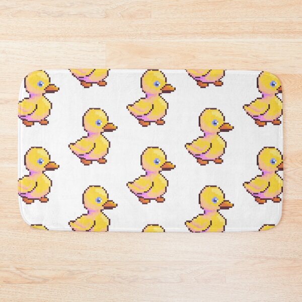 Item preview, Yellow duck pixel art- Retro vibe designed and sold by octoboobs.