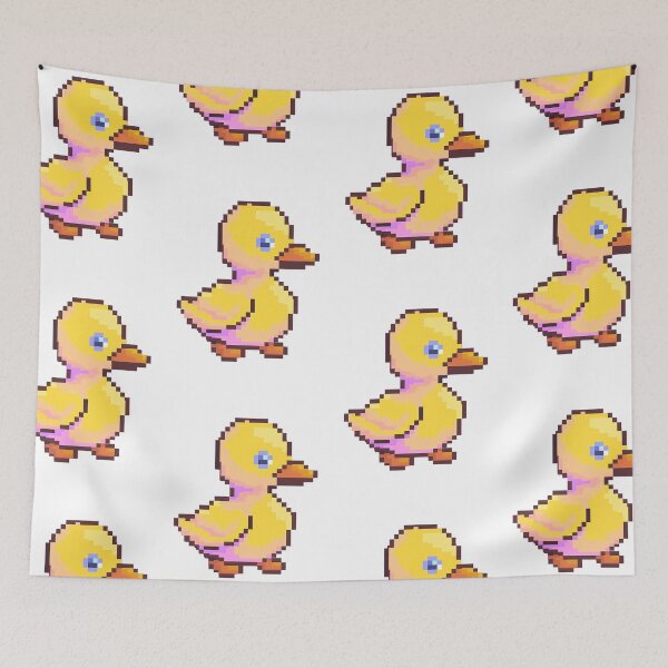 Item preview, Yellow duck pixel art- Retro vibe designed and sold by octoboobs.
