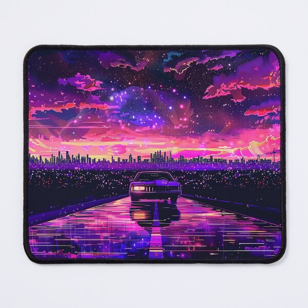 Item preview, Synthwave Aesthetic Illustration designed and sold by nomiraclehere.