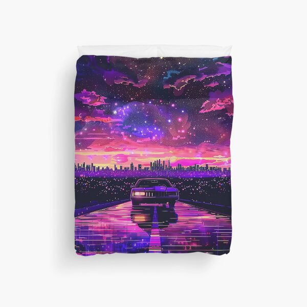 Item preview, Synthwave Aesthetic Illustration designed and sold by nomiraclehere.