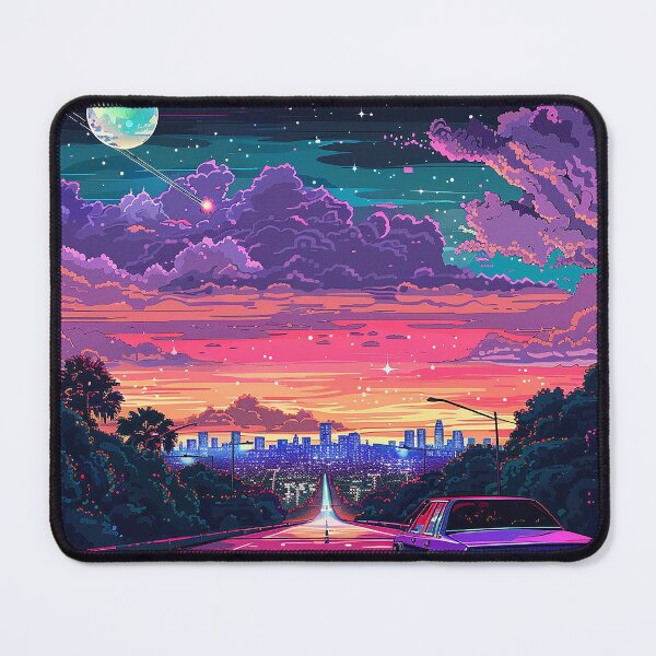 Item preview, Synthwave Aesthetic Illustration designed and sold by nomiraclehere.