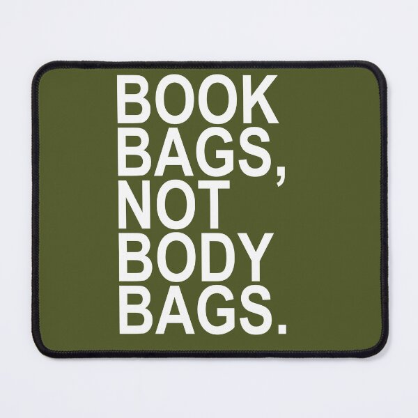 Item preview, Book bags not body bags designed and sold by blackink-design.