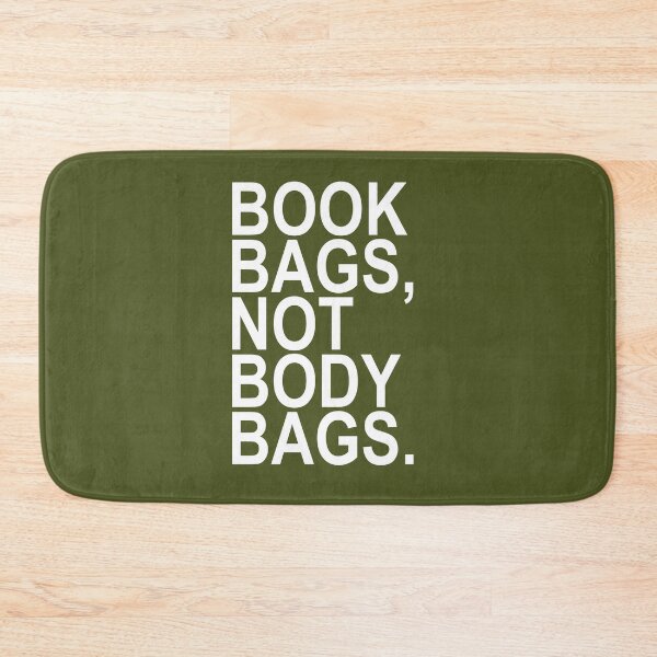 Item preview, Book bags not body bags designed and sold by blackink-design.