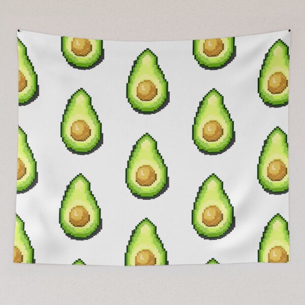 Item preview, Avocado half- Pixel art designed and sold by octoboobs.