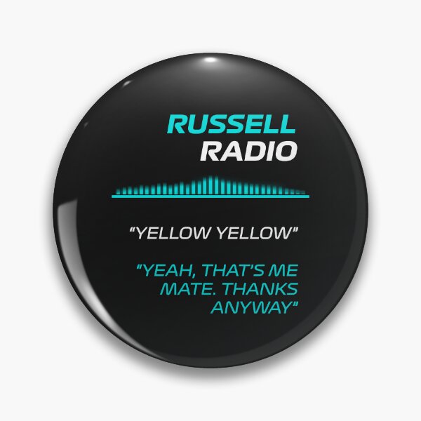 Artikelvorschau, Gelb Gelb - George Russell Radio F1 entworfen und verkauft von F1PIT.