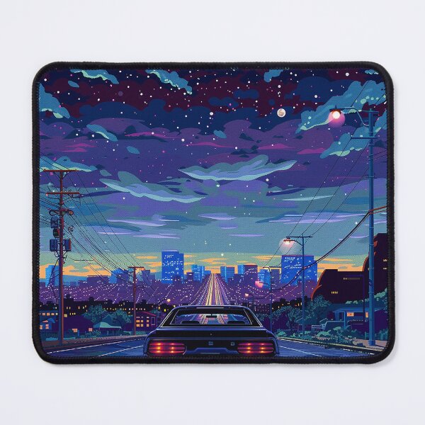 Item preview, Synthwave Aesthetic Illustration designed and sold by nomiraclehere.