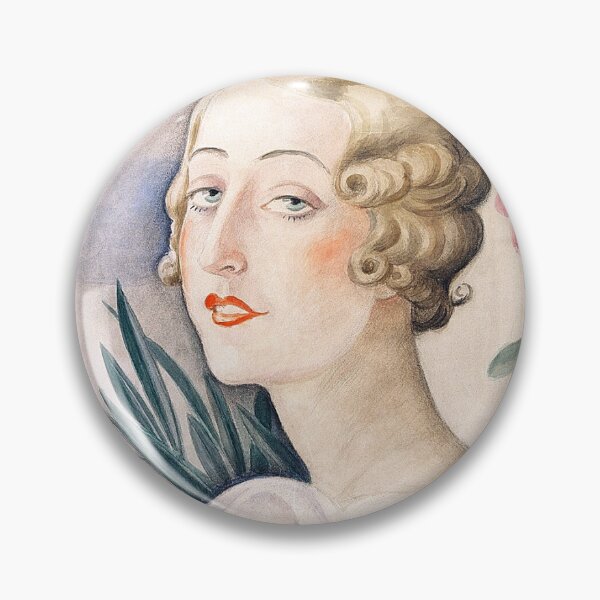 Item preview, Mujer con vestido blanco sentada junto al alféizar de la ventana | Gerda Wegener designed and sold by LaMadeleine.