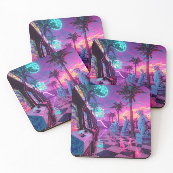 Item preview, Synthwave Aesthetic Illustration designed and sold by nomiraclehere.