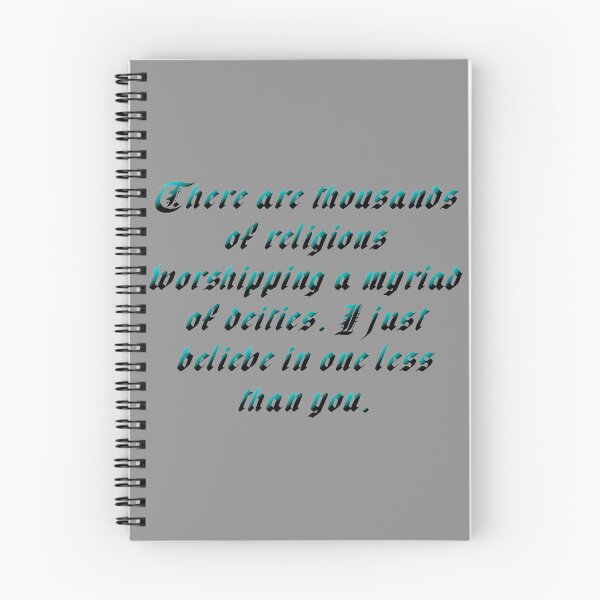 Item preview, There Are Thousands Of Religions Teal designed and sold by MBuckenmeyer.